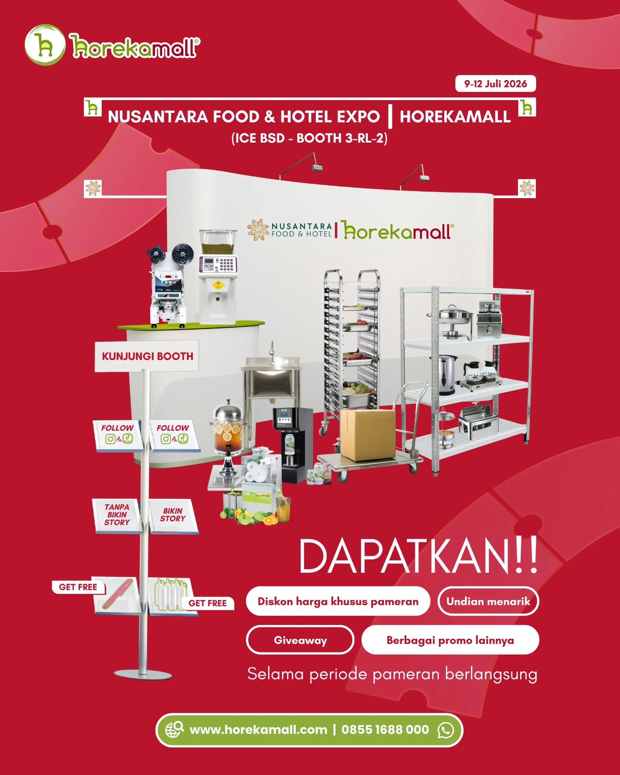 Catat Tanggalnya! Horekamall Siap Menyambut Anda di Nusantara Food & Hotel Expo 2026