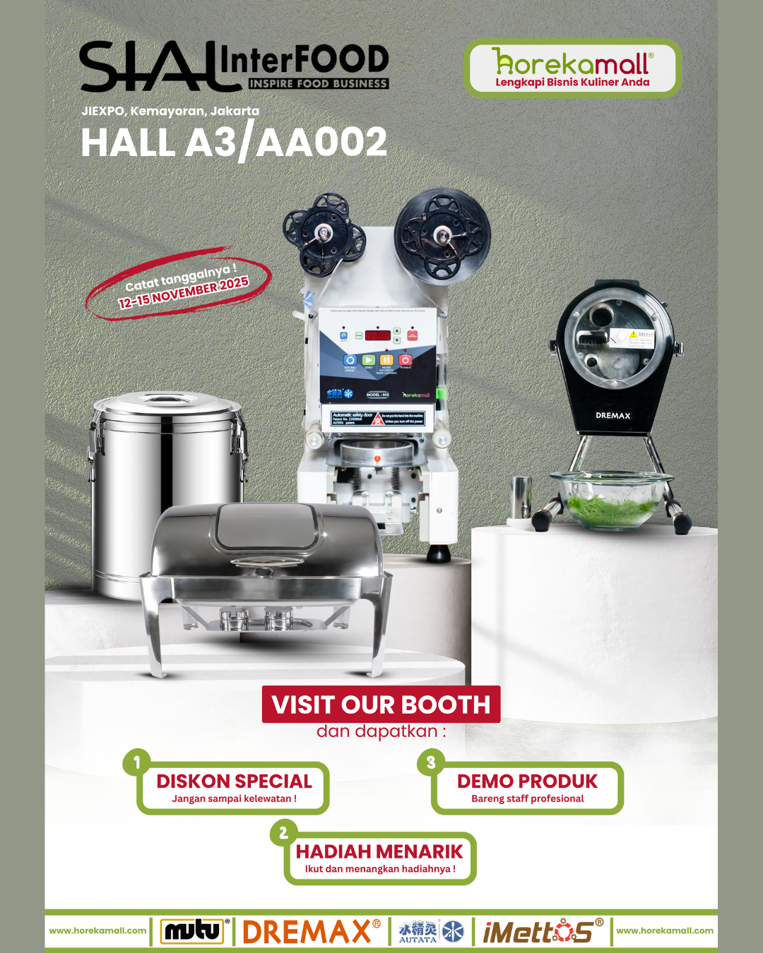 Horekamall Hadir di Pameran SIAL InterFOOD 2025!