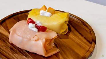 RESEP MEMBUAT KUE MILLE CREPE ROLLS