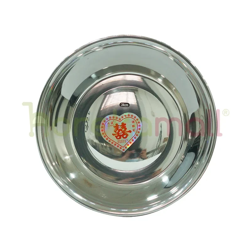 Baskom Serbaguna Stainless Steel Diameter 34cm | Mutu BSK-34 - 2510