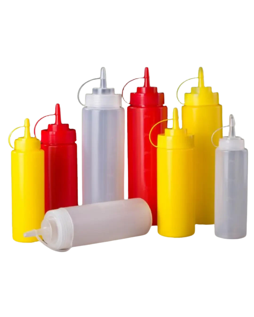 Botol Mayones Putih 400ml Dispenser Dapur Profesional | Mutu SBD-400W - 4382