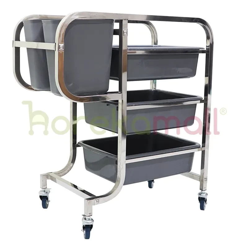 Collect Bin Trolley Pengumpul Piring Kotor Mutu DCT-31 - 1898