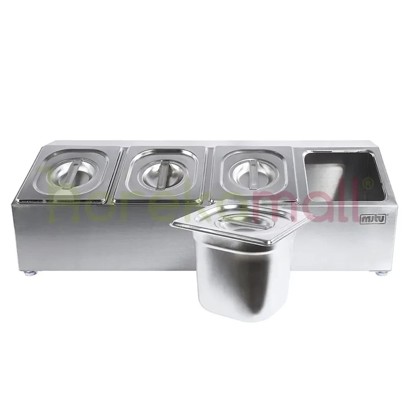 Condiment Dispenser Tempat Bumbu Dapur 4 Baris Mutu CMD-4 - 1859