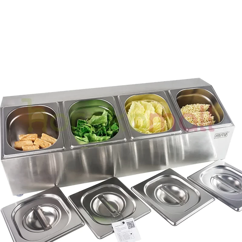 Condiment Dispenser Tempat Bumbu Dapur 4 Baris Mutu CMD-4 - 1860