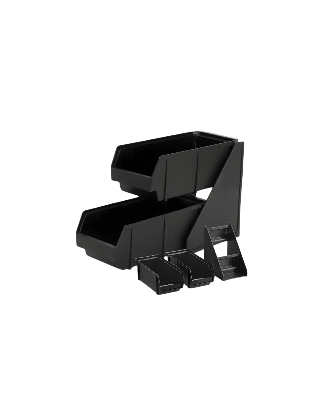 Cup Holder Bar Cafe 2 Slot Organizer Sendok & Sedotan | Mutu CHB-2H - 3230