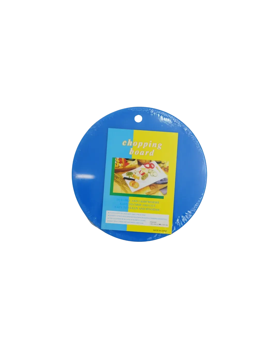 Cutting Board Bulat Biru D35cm Tebal 2cm Resto & Cafe | Mutu PCB-R3520BL - 3506