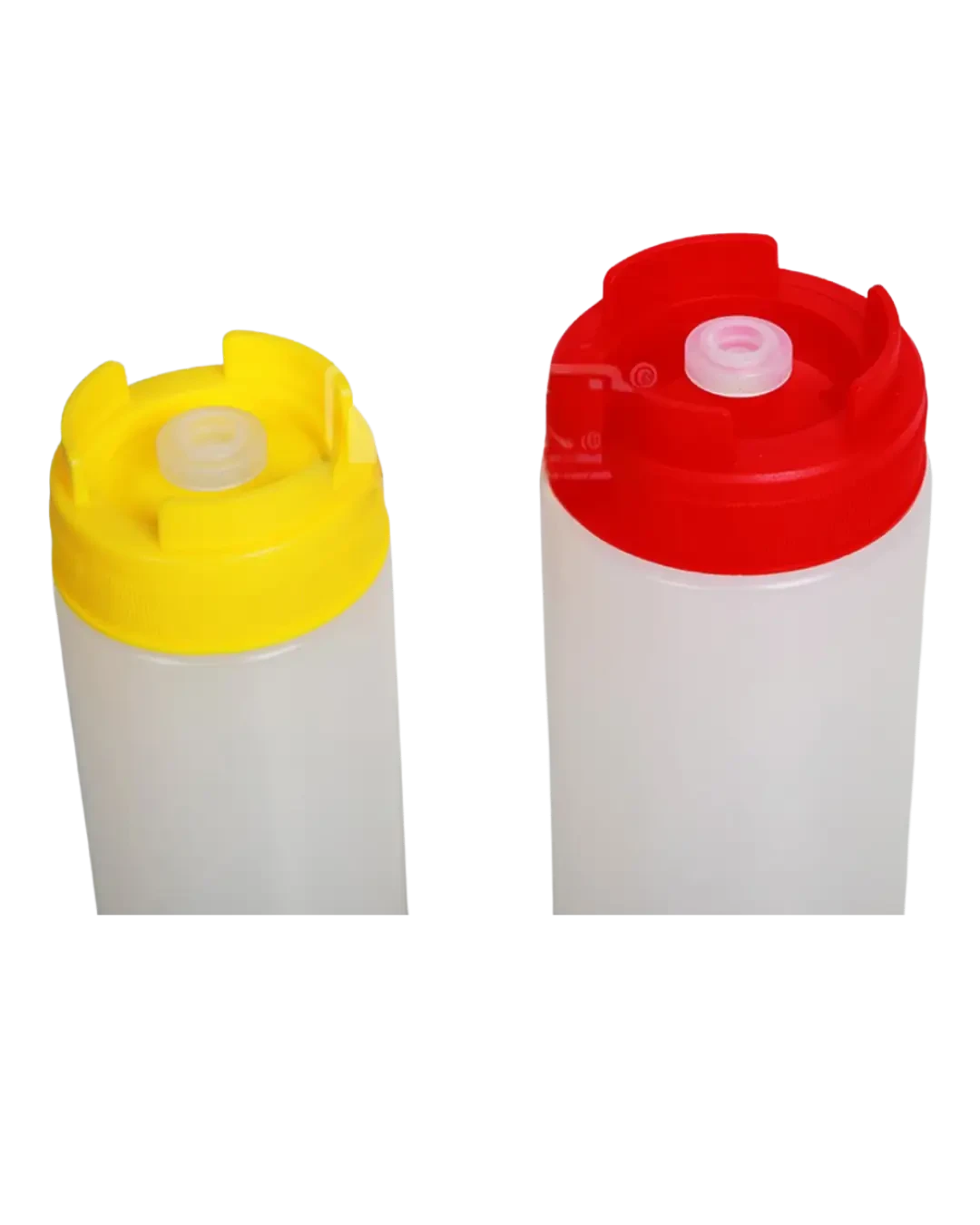 Dispenser Saus 24oz Kuning Fifo Bottle Kitchen Tools Botol Selai Roti | Mutu FSB-24Y - 4363
