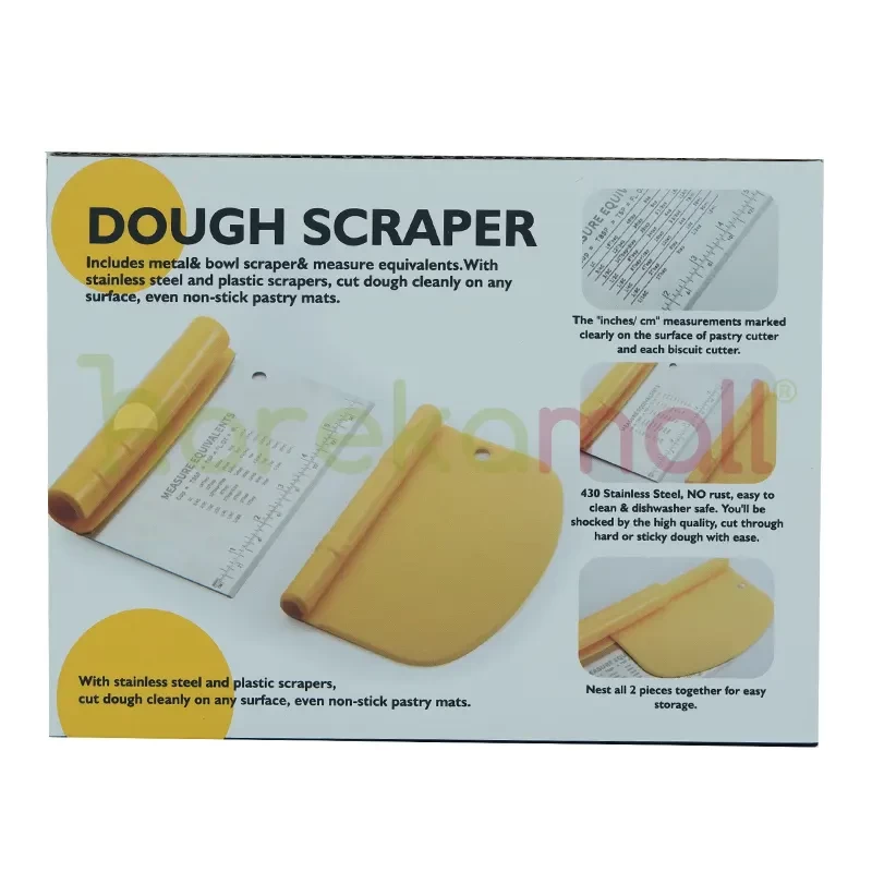 Dough Pemotong 2in1 Silicone Stainless Steel SCR-1511 - 2367