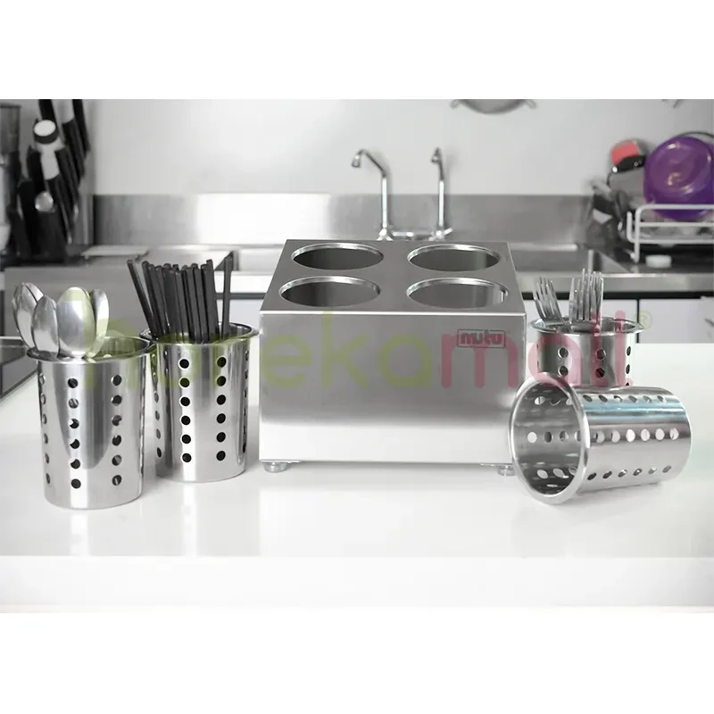 Flatware Cylinder Holder Keranjang Peniris Peralatan Makan Mutu FCH-22 - 2730