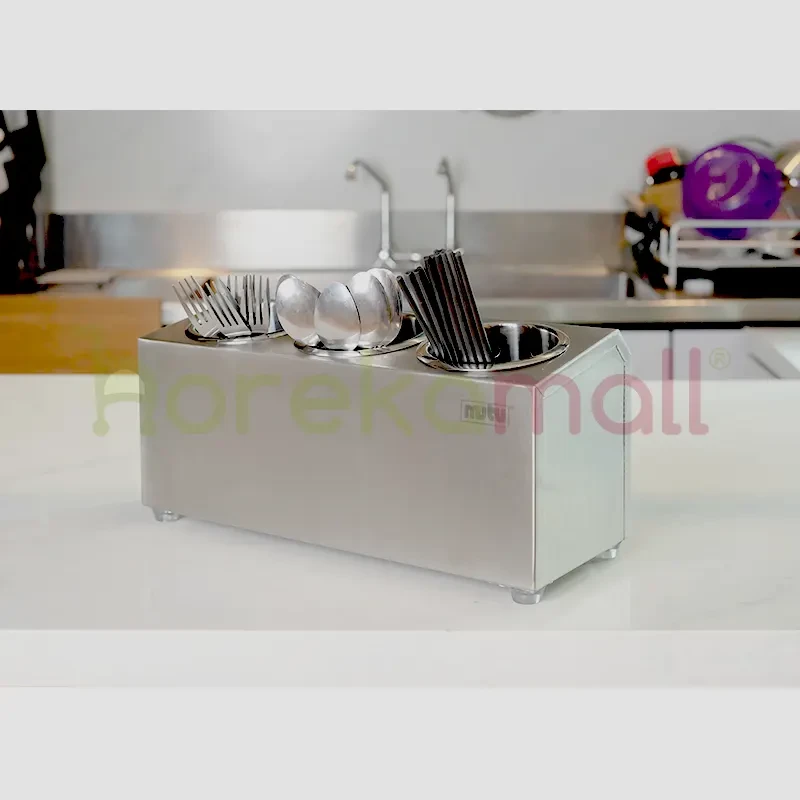 Flatware Cylinder Holder Keranjang Peniris Peralatan Makan Mutu FCH-3 - 2736
