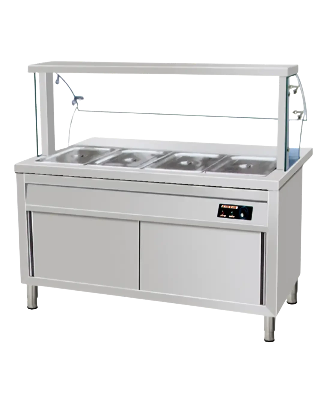 Food Display Warmer Kaca dengan Counter Buffet | Mutu FEW-114CBG - 4631