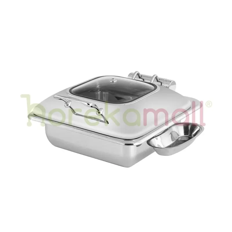 Hydraulic Chafing Dish Size 2/3 / Tempat Prasmanan Hydraulic Optional GN 2/3 Food Pan 6 Ltr CHF-HB623 - 1835