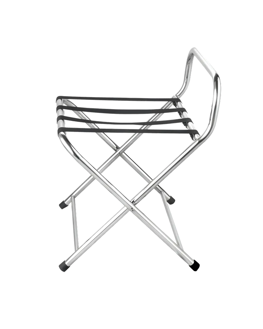 Luggage Rack Stainless Steel Rak Koper Lipat Compact Hospitality | Mutu LGR-102 - 3873