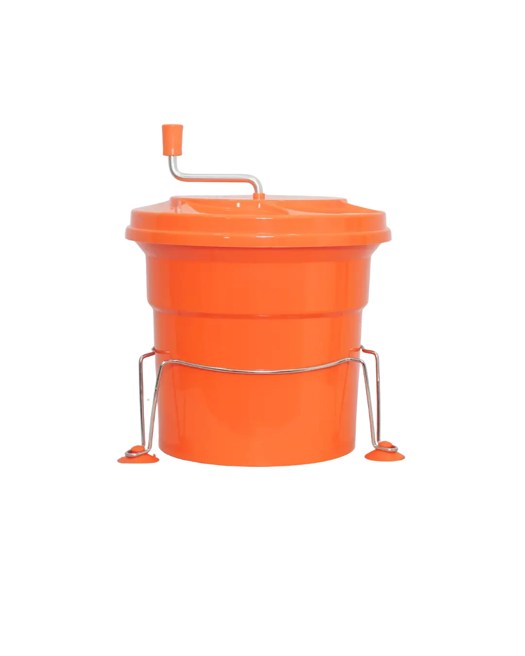 Manual Salad Spinner With Stand Praktis & Stabil Proses Pengeringan Sayur | Mutu MSS-25LS - 3637