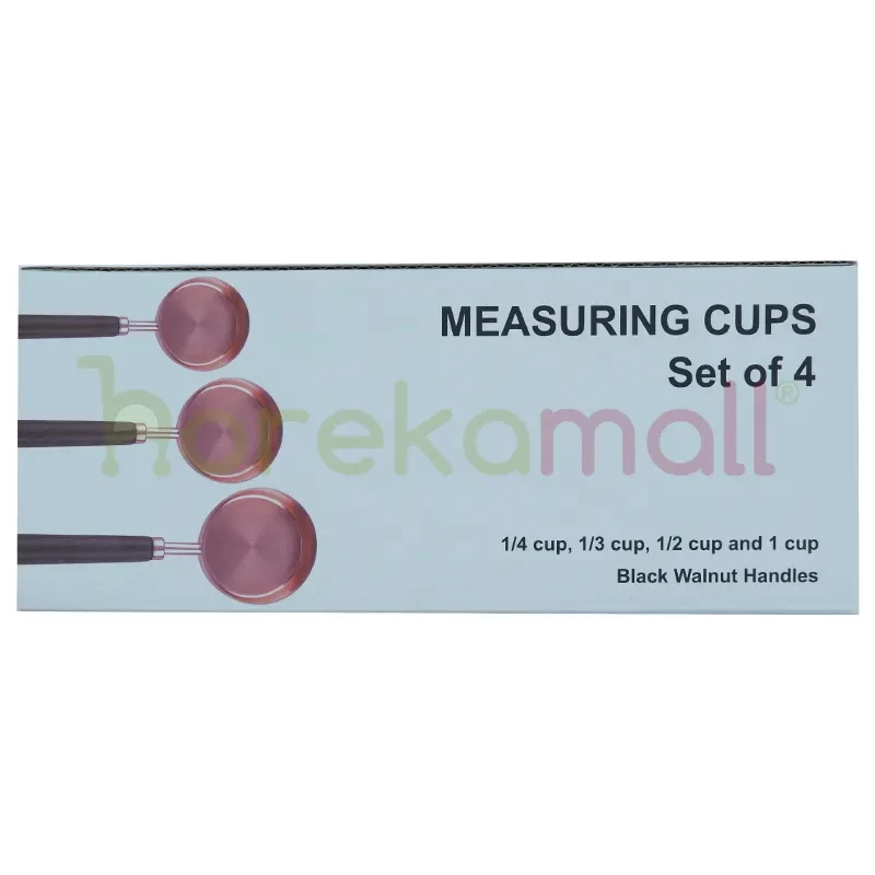 Measuring Cups and Spoons Set 8pcs Premium Rose Gold MSS-S8RG - 2385