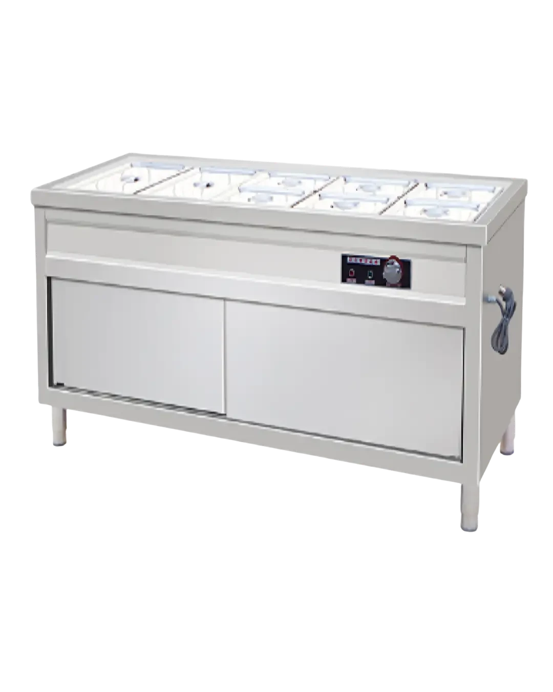 Meja Buffet Pemanas Makanan Stainless Dengan Counter | Mutu FEW-114CB - 4628
