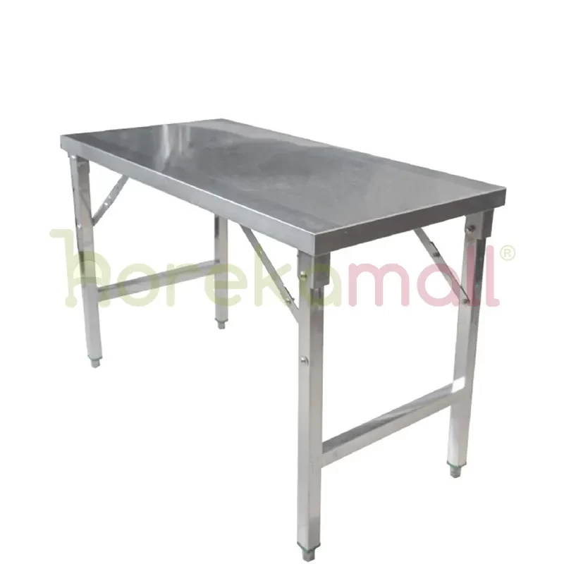 Meja Dapur Lipat Stainless Steel Square Tube | Mutu FWT-126SC - 2457