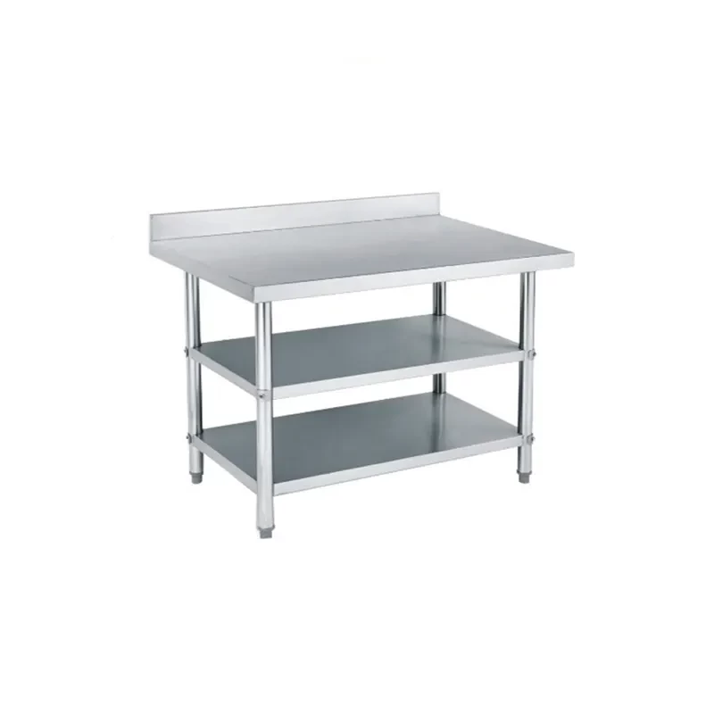 Meja Dapur Stainless 3 Tingkat | Meja Kerja | Worktable RWT-20EC Tiga Plat - 2351
