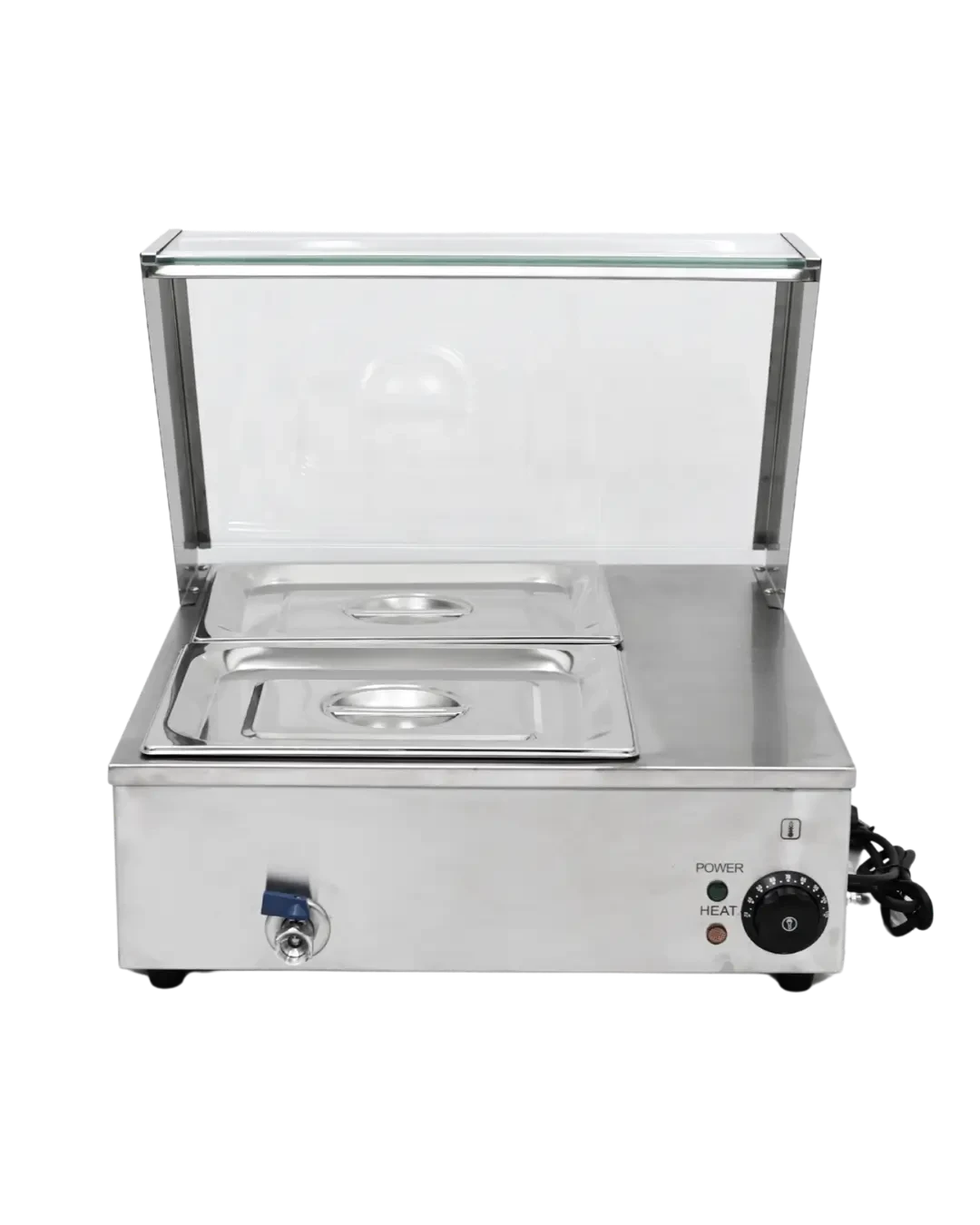 Mesin Bain Marie Penghangat Kuah Restoran 2 Insert | Mutu EBM-12 - 5084