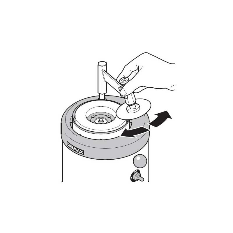 Mesin Pengasah Pisau | Water Flaw Cycling Round Blade Sharpener Mini | Dremax DX-10BT - 2868