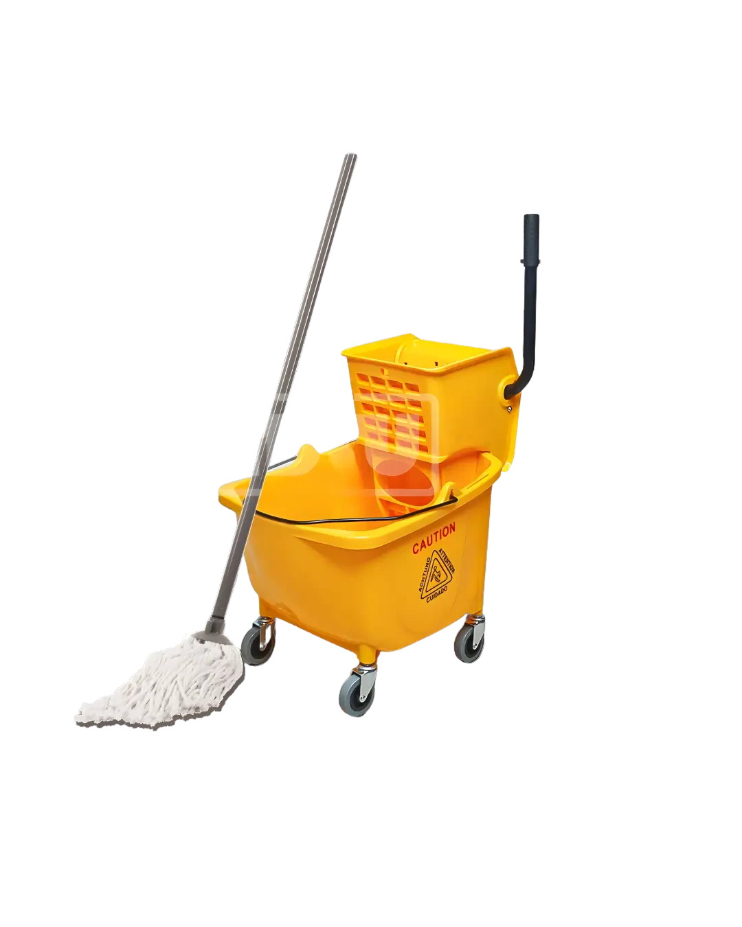 Mop Bucket Press Wringer Ember Pel Cleaning Service Janitor | Mutu MBT-20L - 3922