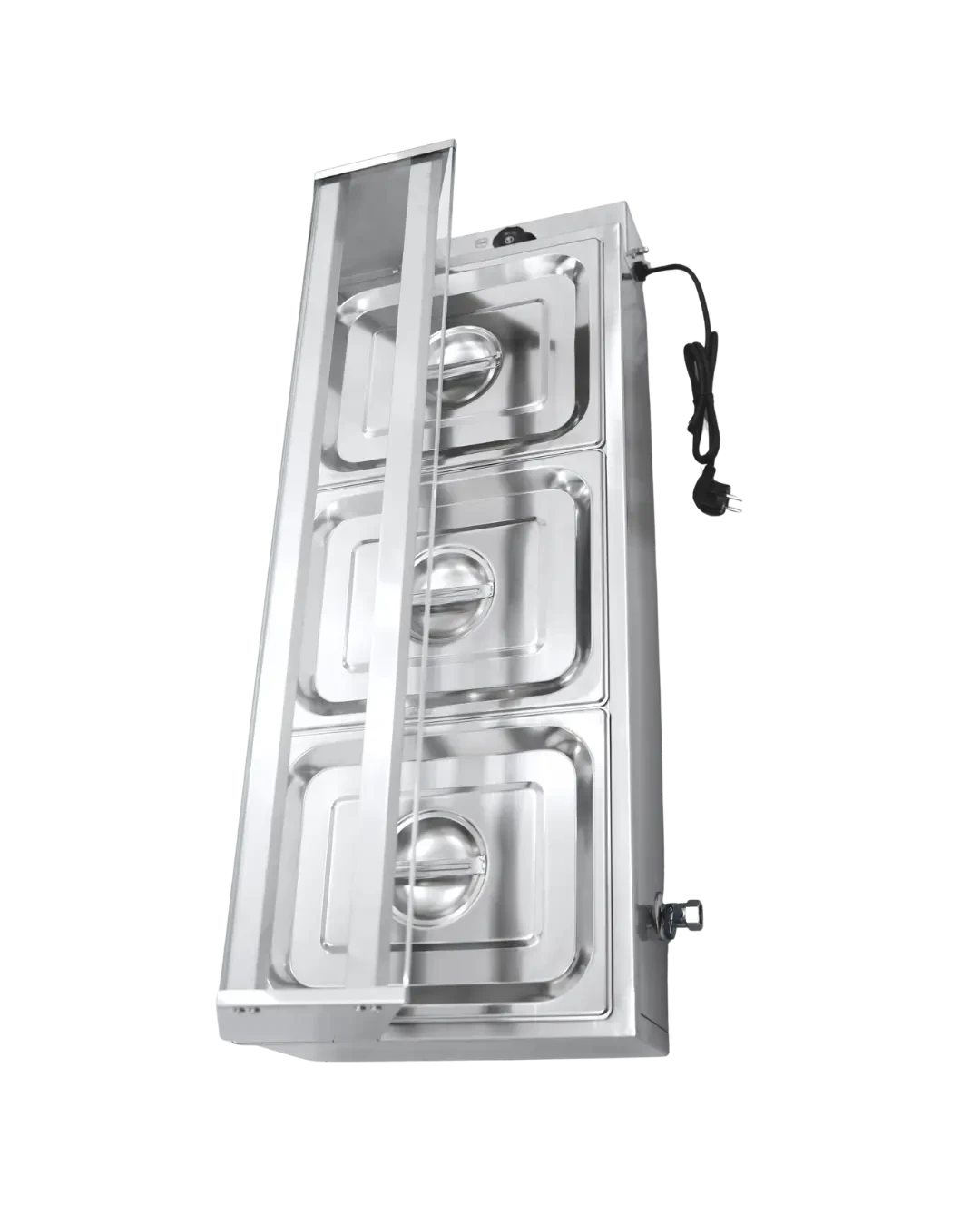 Pemanas Makanan Elektrik Bain Marie 3 Pan Stainless | Mutu EBM-3 - 5061