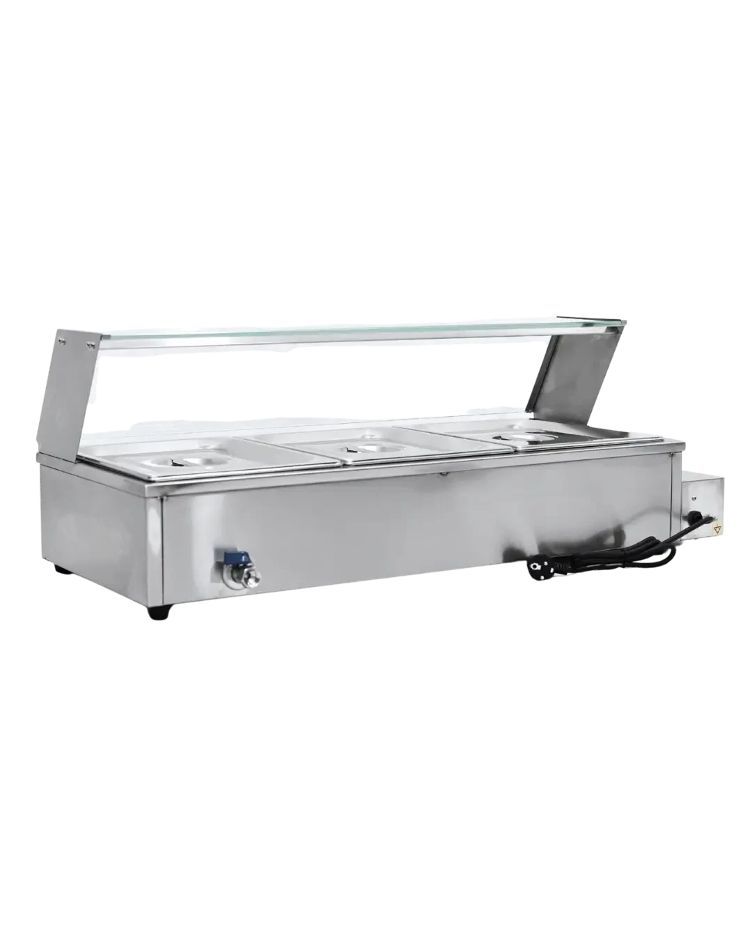 Pemanas Makanan Elektrik Bain Marie 3 Pan Stainless | Mutu EBM-3 - 5063