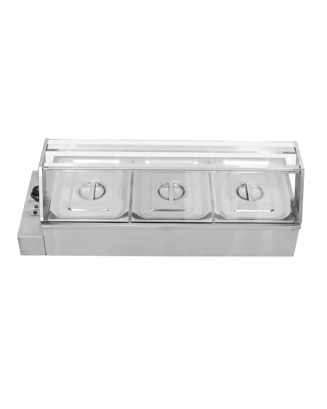 Pemanas Makanan Elektrik Bain Marie 3 Pan Stainless | Mutu EBM-3 - 5066