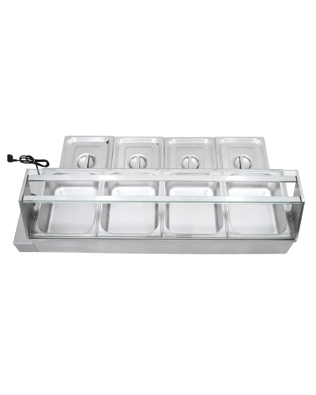Penghangat Lauk Prasmanan Food Warmer Listrik 4 Wadah | Mutu EBM-4 - 5078