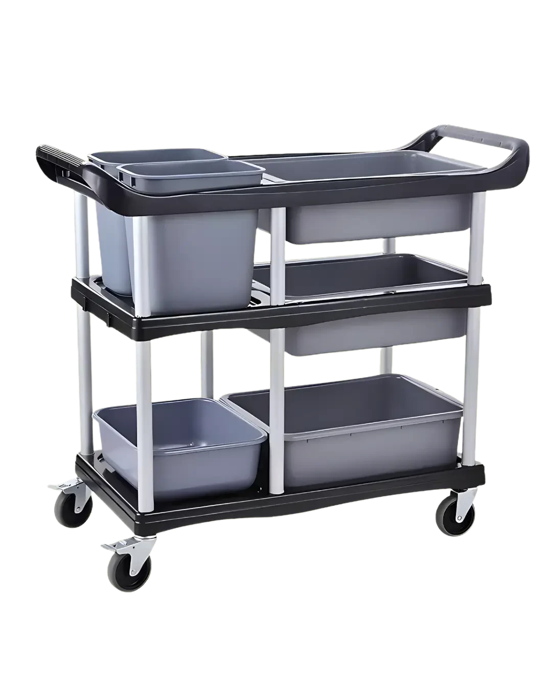 Plastic Clearing Trolley Mutu PDT-3CT - 4087