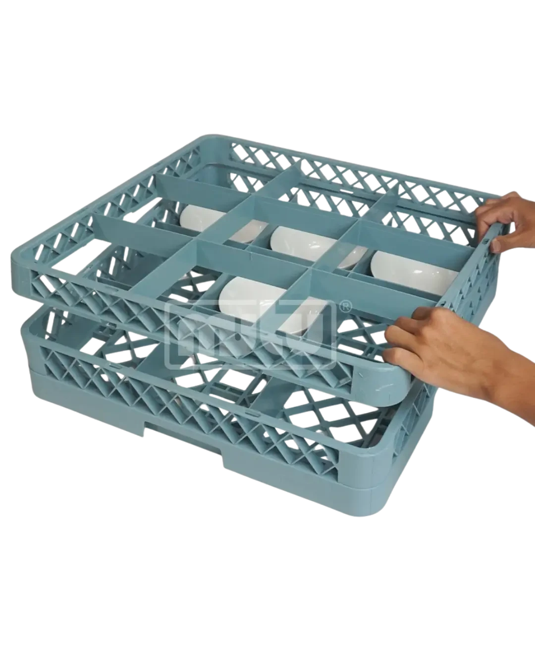 Rack Cuci Piring 9 Lubang Extender Dishwasher Rumah Makan | Mutu DRF-9HT - 4145