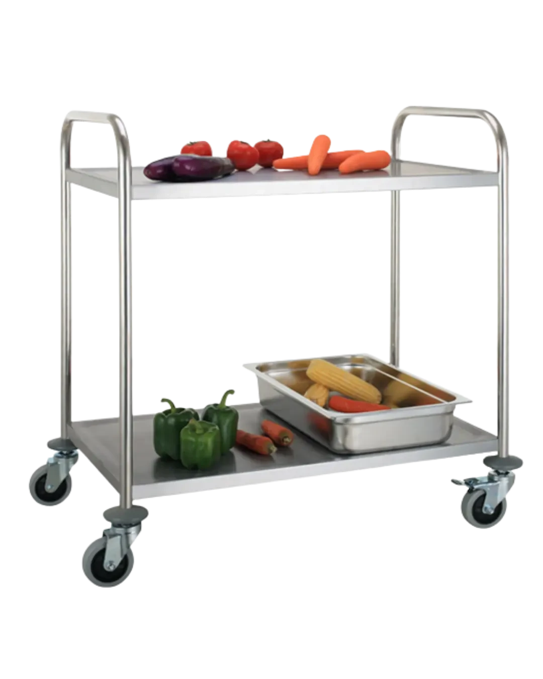 Service Trolley Stainless Food Service Hotel Restoran | Mutu RST-2L - 4917