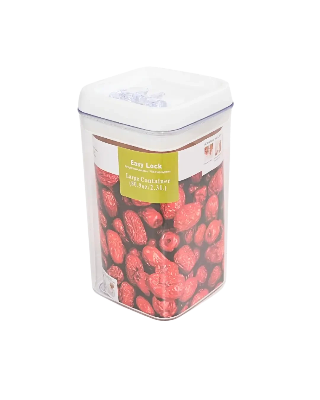 Storage Sealed Tank 2,3L Kedap Udara Kontainer Topping Extra Besar | Mutu SST-370S - 3624