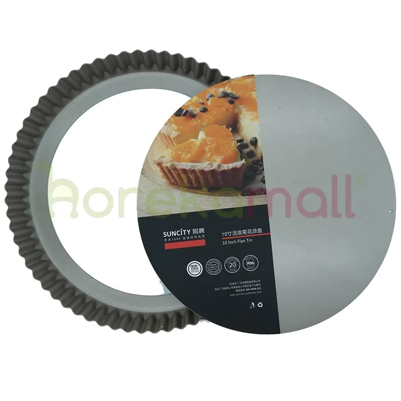 Suncity Pie Tart Pan 25 cm / Loyang Pie Bulat Bongpas Gold PCP-2525 - 2368