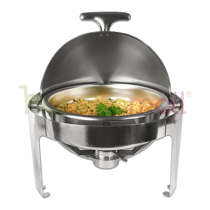 Tempat Prasmanan Round Roll Top Chafing Dish Mutu CHF-627 - 1821