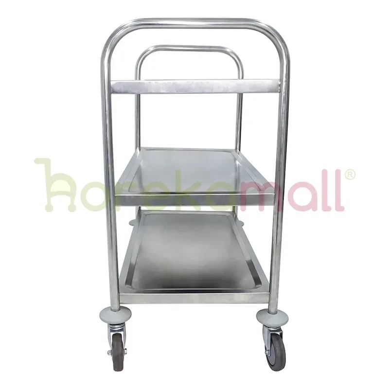 Troli Makanan Stainless Steel / Trolley Besar | Mutu RST-3L - 2846